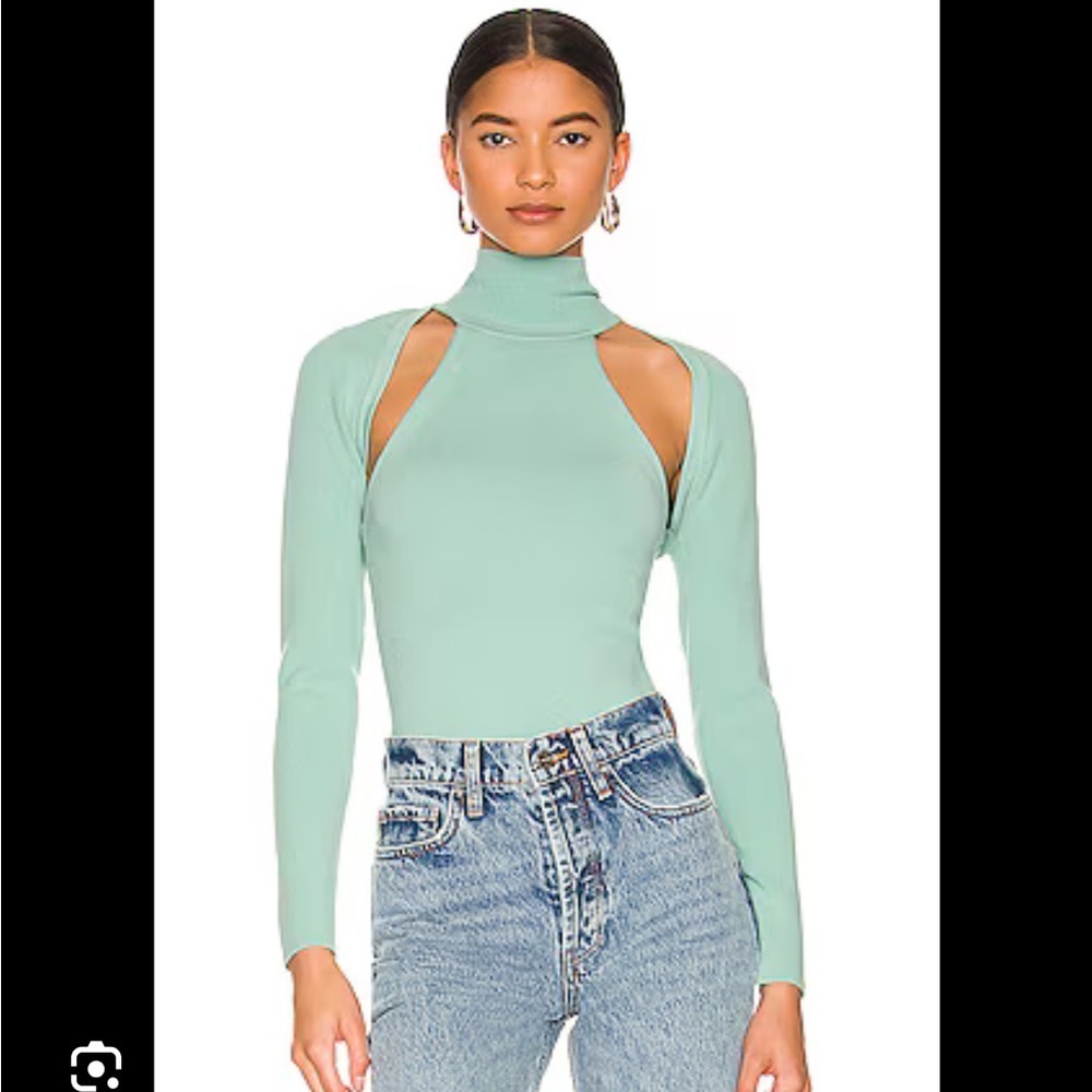 Alice + Olivia Jeremy Tank & Shrug Bolero In Breeze NWT